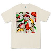 Bone mexican chili and pepper seamless pattern Premium Tee - BundleAndBundleShop