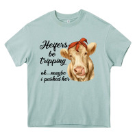 Arona heifer's be trippin' charolais cow Heavy Core Tee - RanaPortraitStore