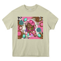 Mossy Cowboy Bunny Easter Tumbler Heavy Core Tee - BundleAndBundleShop