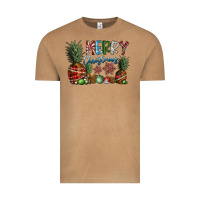 Vintage Camel Merry Christmas Vintage Tee - CowhideDigitalArt