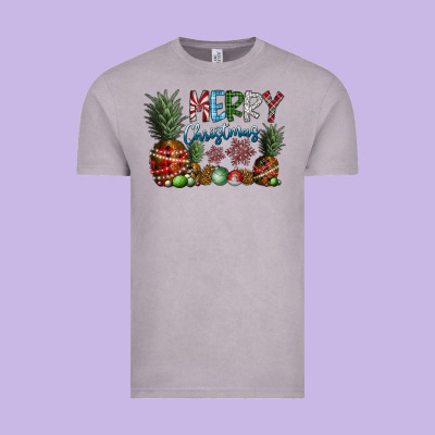 Merry Christmas Vintage Tee Designed By Cowhidedigitalart