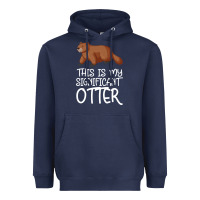 Navy this is my significant otter Heavyweight Hoodie - Bettercallsaul