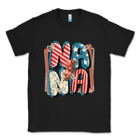 Black 4th of July nana with lightning bolt Classic Tee - FaDigitalArtStudio