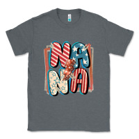 Charcoal Heather 4th of July nana with lightning bolt Classic Tee - FaDigitalArtStudio