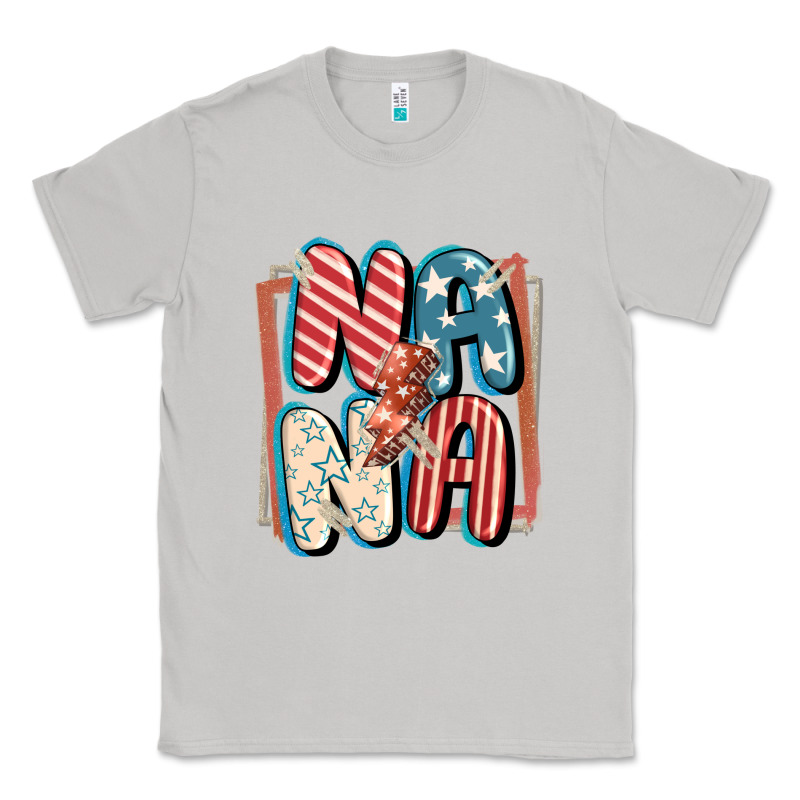 4th Of July Nana With Lightning Bolt Classic Tee by FaDigitalArtStudio | Teevron