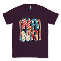 Plum 4th of July nana with lightning bolt Classic Tee - FaDigitalArtStudio