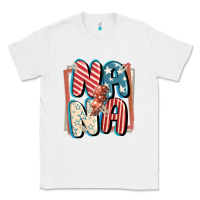 White 4th of July nana with lightning bolt Classic Tee - FaDigitalArtStudio