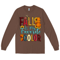 Chestnut Fall Is My Favorite Color Long Sleeve Tee - Artiststas
