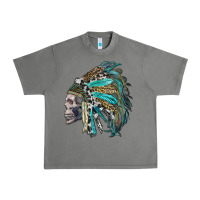 Tornado western indian headdress with skull Urban Heavy Tee - RanaPortraitStore