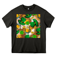 Asphalt St. Patricks day hat digital paper Heavy Core Tee - BundleAndBundleShop