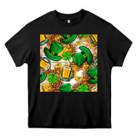 Black St. Patricks day hat digital paper Heavy Core Tee - BundleAndBundleShop