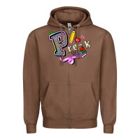Chestnut pre k Zipper Hoodie - RanaPortraitStore