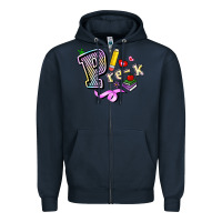 Navy pre k Zipper Hoodie - RanaPortraitStore