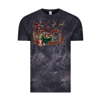 Cloud Black noel Vintage Tee - CowhideDigitalArt