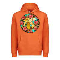 Carrot banana and strawberries with tiger pattern Premium Hoodie - BarkalooDesign