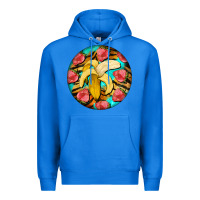 True Royal banana and strawberries with tiger pattern Premium Hoodie - BarkalooDesign