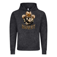 Vintage Black howdy smiley face Vintage Hoodie - BarkalooDesign