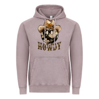 Vintage Zinc howdy smiley face Vintage Hoodie - BarkalooDesign