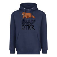 Navy this is my significant otter Heavyweight Hoodie - Bettercallsaul