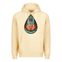 Pina Colada teardrop tooled leather bullskull earrings Premium Hoodie - Jasminsmagicworld