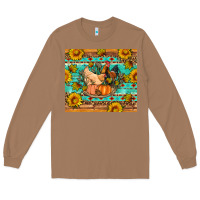Toasted Coconut Fall coop animals pumpkin Long Sleeve Tee - Artiststas