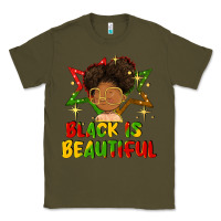 Army Green black is beautiful Classic Tee - FaDigitalArtStudio