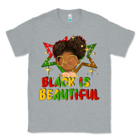 Heather Grey black is beautiful Classic Tee - FaDigitalArtStudio