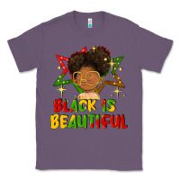 Lavender black is beautiful Classic Tee - FaDigitalArtStudio