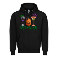 Black drink up withces halloween Zipper Hoodie - RanaPortraitStore