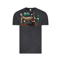 Vintage Black oh holy night Vintage Tee - CowhideDigitalArt