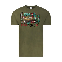 Vintage Olive oh holy night Vintage Tee - CowhideDigitalArt