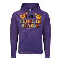 Cloud Purple hello pumpkin season Vintage Hoodie - BarkalooDesign