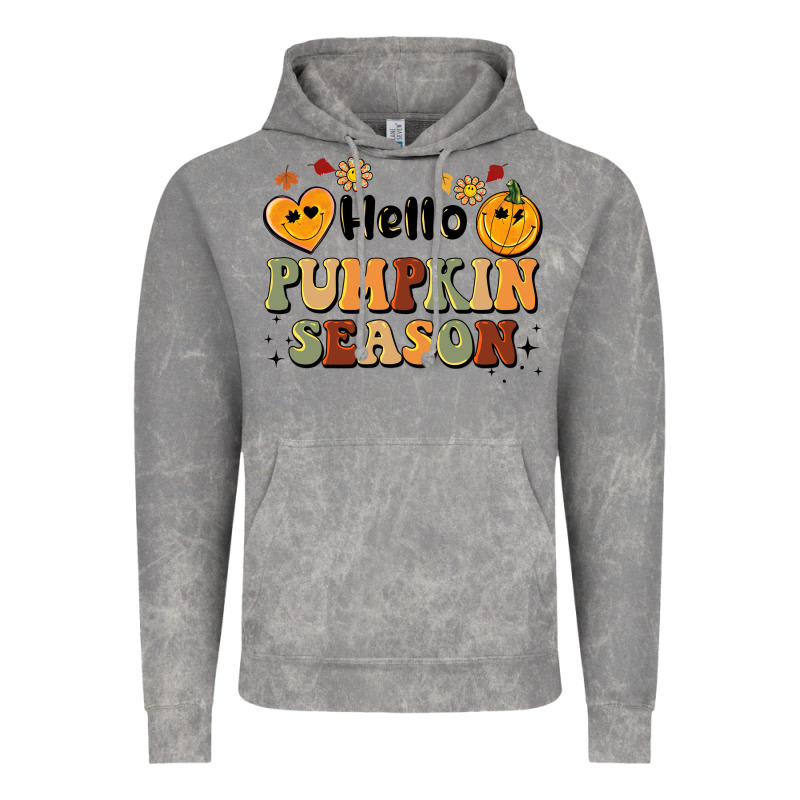 Hello Pumpkin Season Vintage Hoodie by BarkalooDesign | Teevron