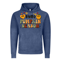 Vintage Denim hello pumpkin season Vintage Hoodie - BarkalooDesign