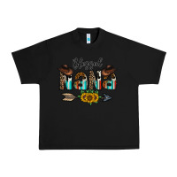 Black blessed nana Urban Heavy Tee - CowhideDigitalArt