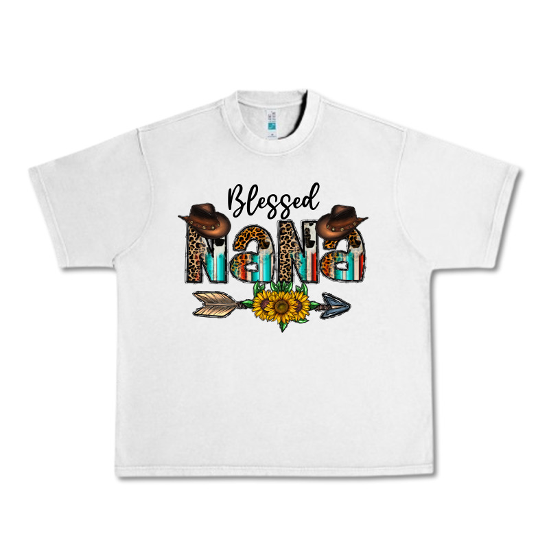 Blessed Nana Urban Heavy Tee by CowhideDigitalArt | Teevron
