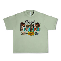 Oil Green blessed nana Urban Heavy Tee - CowhideDigitalArt