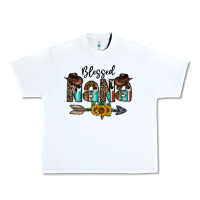 White blessed nana Urban Heavy Tee - CowhideDigitalArt