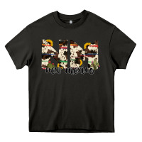Asphalt new mexico state cowhide serape cactus Heavy Core Tee - RanaPortraitStore