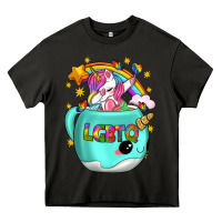 Asphalt LGBTQ Unicorn And Narwhal Mug Heavy Core Tee - BundleAndBundleShop