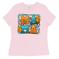 Bubblegum Pink Cat dog mama Mother's Day Ladies Tee - LillyAllenDesigns