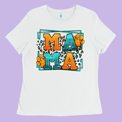 Cat Dog Mama Mother's Day Ladies Tee Designed By Lillyallendesigns