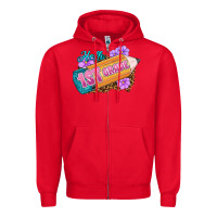Red Hello 1st Grade Zipper Hoodie - RanaPortraitStore