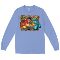 Colony Blue Farm Life Fall Barn And Truck Long Sleeve Tee - Artiststas