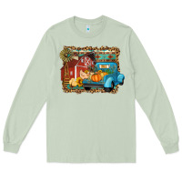 Farm Life Fall Barn And Truck Long Sleeve Tee | Teevron