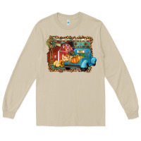 Mushroom Farm Life Fall Barn And Truck Long Sleeve Tee - Artiststas