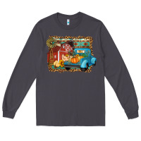 Smoke Farm Life Fall Barn And Truck Long Sleeve Tee - Artiststas