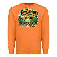 Carrot Oregon Map Sunflower Cactus Serape Premium Sweatshirt - RanaPortraitStore