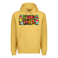 Antique Gold summer with fruits license plate Premium Hoodie - BarkalooDesign