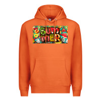 Carrot summer with fruits license plate Premium Hoodie - BarkalooDesign